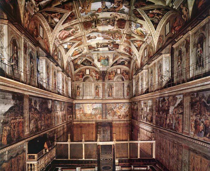  Interior of the Sistine Chapel